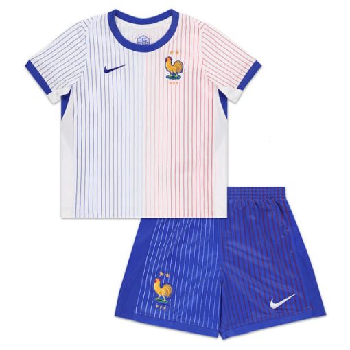 Nike France 2024/25 Infant Away Stadium Shirt & Shorts Set