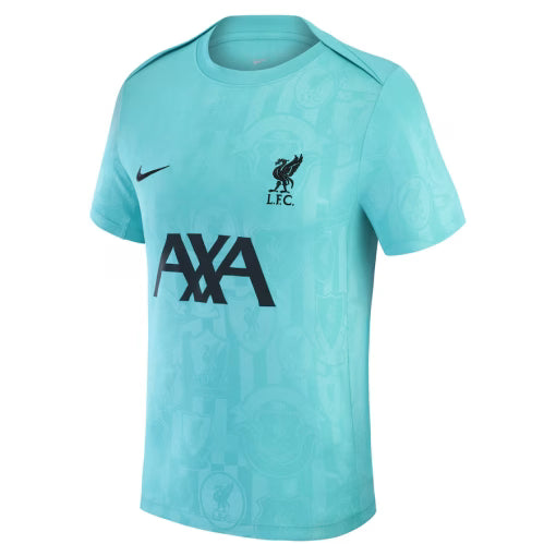 Nike Liverpool 2024/25 Men’s Academy Pro Teal Pre Match Shirt