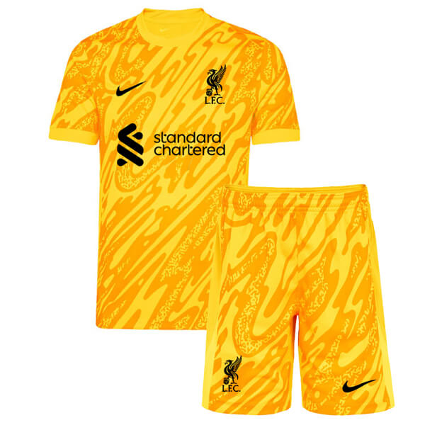 Liverpool Yellow Goalkeeper Kids Kit 24/25