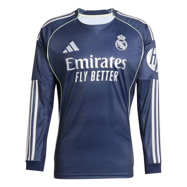Real Madrid Away Long Sleeve Shirt 25/26