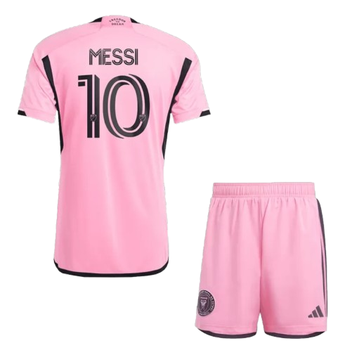 Adidas Inter Miami #10 Lionel Messi 2024/25 Infant Home Shirt & Shorts Set