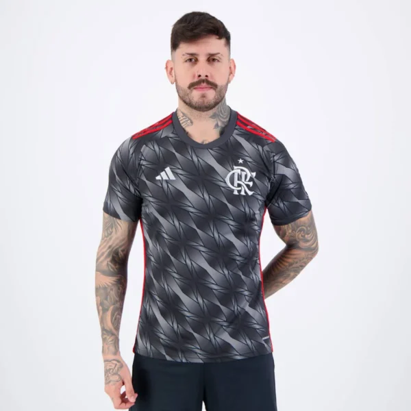 Adidas Flamengo 2024/25 Youth Third Shirt - Image 6