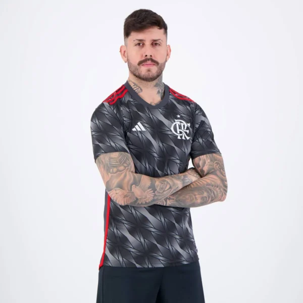 Adidas Flamengo 2024/25 Youth Third Shirt - Image 8