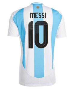 Alternative view of Argentina #10 Lionel Messi 2024 Men’s Home Shirt