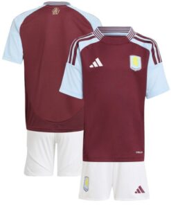 Aston Villa 2024/25 Infant Home Shirt & Shorts Set