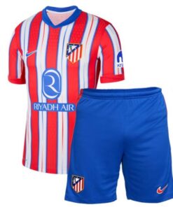 Atlético Madrid 2024/25 Infant Home Shirt & Shorts Set