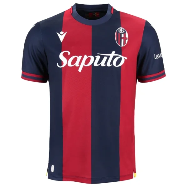 Macron Bologna 2024/25 Youth Home Shirt - Image 4