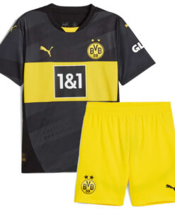 Alternative view of Borussia Dortmund 2024/25 Infant Away Shirt & Shorts Set