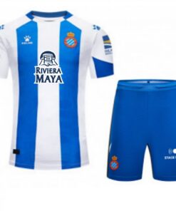 Alternative view of Kelme Espanyol 2023/24 Infant Home Shirt & Shorts Set