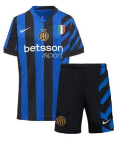 Inter Milan 2024/25 Infant Home Shirt & Shorts Set
