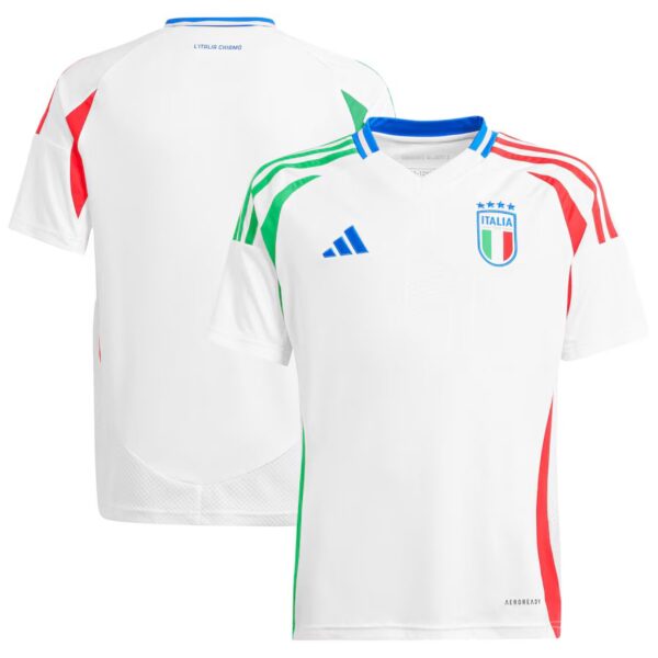 Adidas Italy 2024 Youth Away Shirt - Image 6