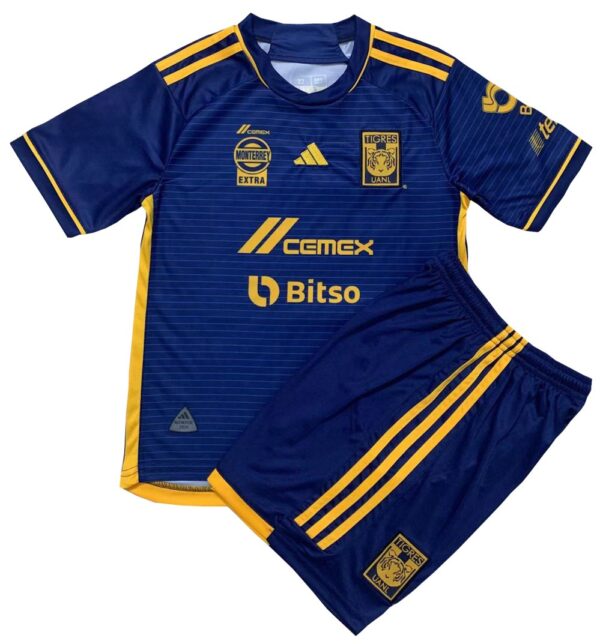 Adidas Tigres UANL 2023/24 Infant Away Shirt & Shorts Set - Image 2