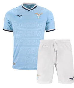 Alternative view of Mizuno Lazio 2024/25 Infant Home Shirt & Shorts Set