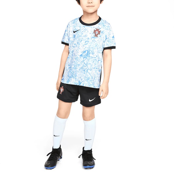 Portugal 2024 Infant Away Stadium Shirt & Shorts Set - Image 6