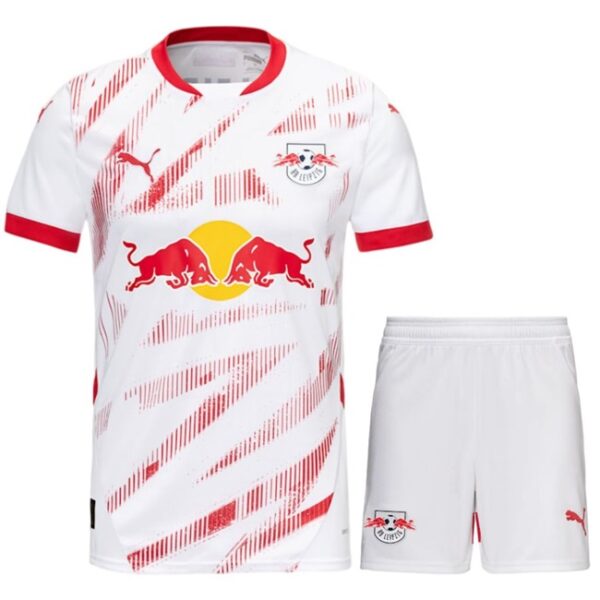 Puma RB Leipzig 2024/25 Infant Home Shirt & Shorts Set - Image 2