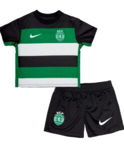 Alternative view of Sporting Lisbon 2024/25 Infant Home Shirt & Shorts Set