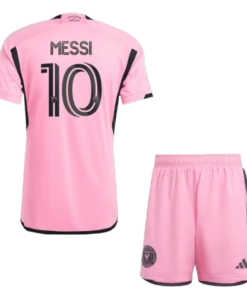 Inter Miami #10 Lionel Messi 2024/25 Infant Home Shirt & Shorts Set