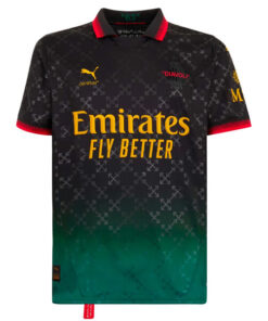 AC Milan X Off-White Fourth Shirt 24/25 – Black