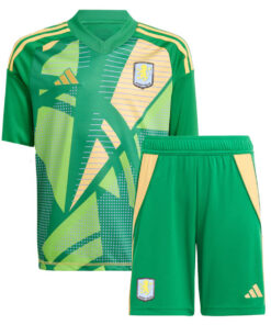 Aston Villa Green Kids Goalkeeper Kit 24/25