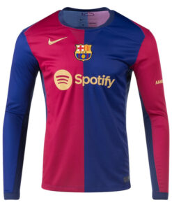 Barcelona Home Long Sleeve Shirt 24/25
