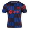 Barcelona Pre Match Training Top – Black/Blue
