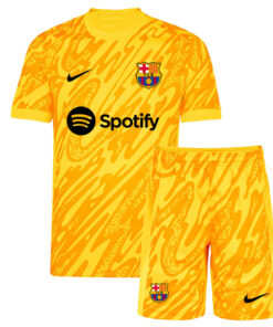 Barcelona Goalkeeper Kids Kit 24/25 – Yellow