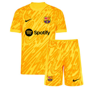 Barcelona Goalkeeper Kids Kit 24/25 – Yellow