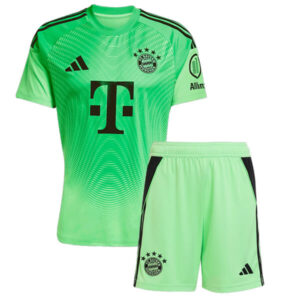 Bayern Munich Goalkeeper Kids Kit 25/26 – Green