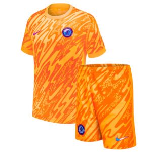Chelsea Orange Goalkeeper Kids Kit 24/25