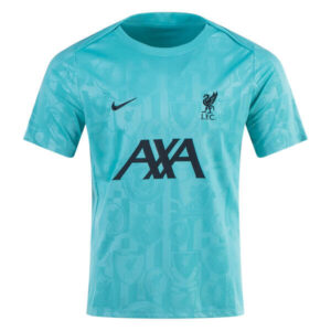 Liverpool Pre Match Training Top – Teal