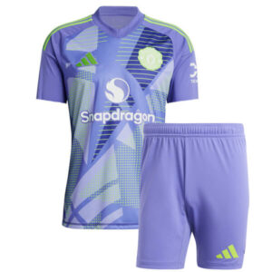 Manchester United Home Goalkeeper Kids Kit 24/25