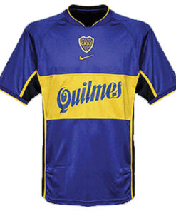 Retro Boca Juniors Home Shirt 01/02