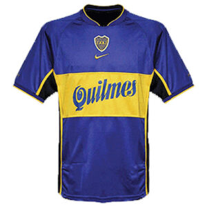 Retro Boca Juniors Home Shirt 01/02