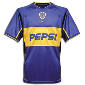 Retro Boca Juniors Home Shirt 02/03
