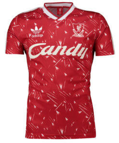 Retro Liverpool Candy Home Shirt 89/91