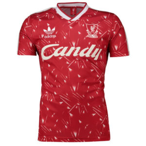 Retro Liverpool Candy Home Shirt 89/91