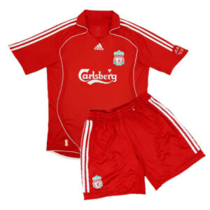 Retro Liverpool Home Kids Kit 06/08