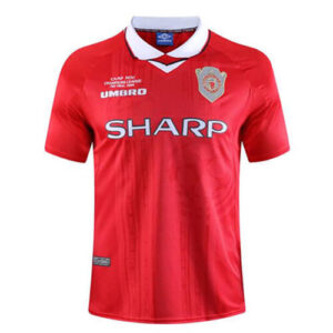 Retro Manchester United Champions League Final Shirt 1999