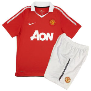 Retro Manchester United Home Kids Kit 10/11