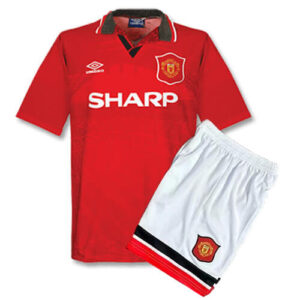 Retro Manchester United Home Kids Kit 94/96