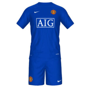 Retro Manchester United Third Kids Kit 08/09