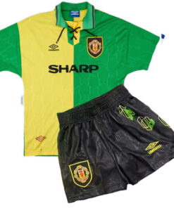 Retro Manchester United Third Kids Kit 92/94