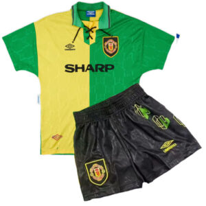 Retro Manchester United Third Kids Kit 92/94
