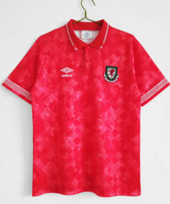 Retro Wales Home Shirt 92