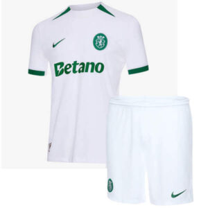 Sporting Lisbon Away Kids Kit 24/25