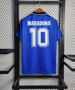 argentina away retro jersey 94 back