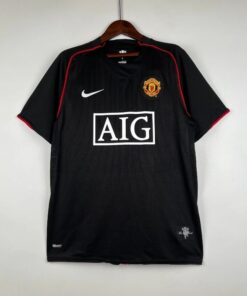 manchester united away retro shift 07-08-25-26 front
