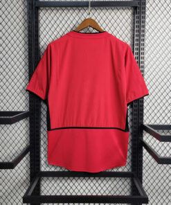 manchester united home retro shift 02-04 back