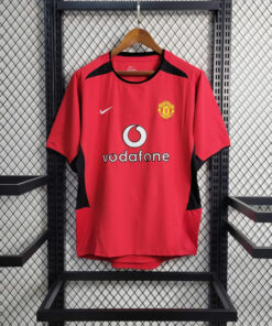 manchester united home retro shift 02-04 front