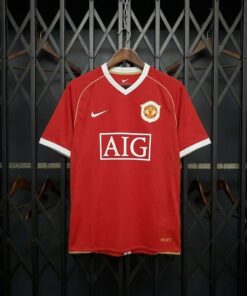 manchester united home retro shift 06-07-25-26 front
